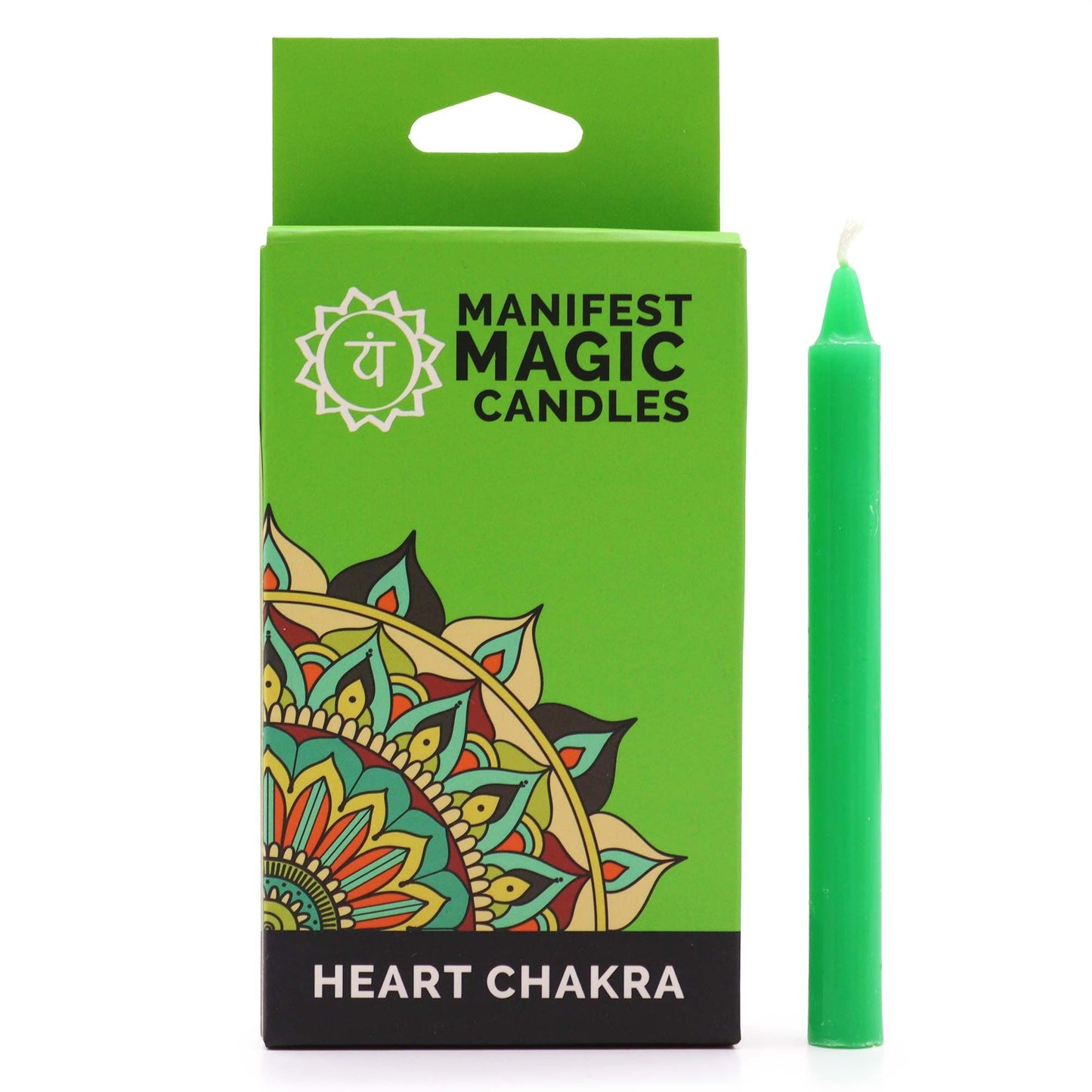 Manifest Magic Candles Grün - Herzchakra