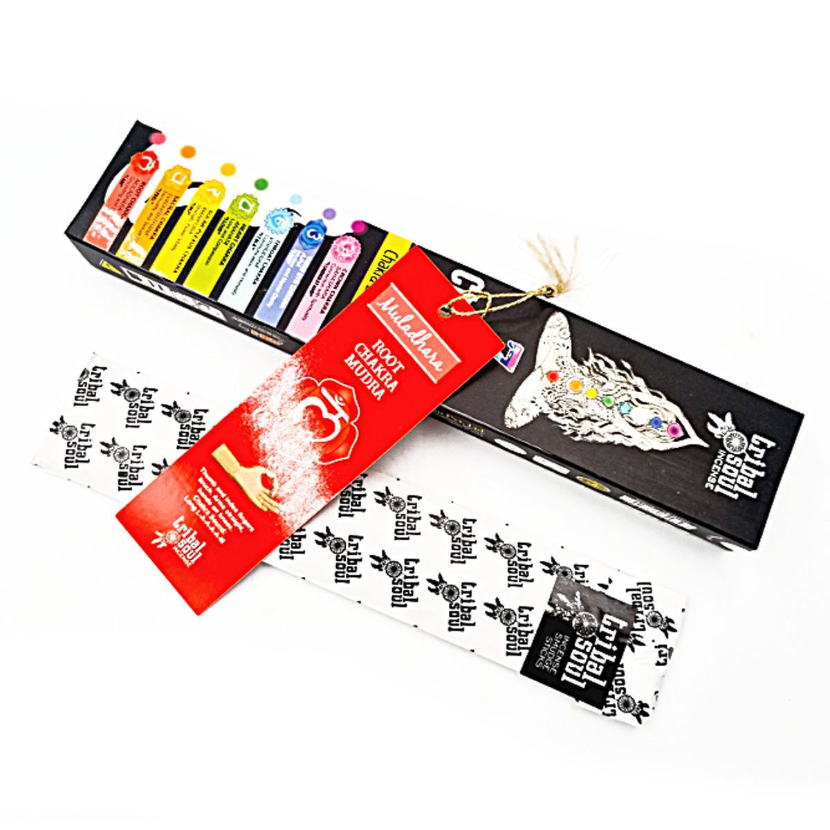 Tribal Soul Räucherstäbchen – 7 Chakren mit Botschaftskarte