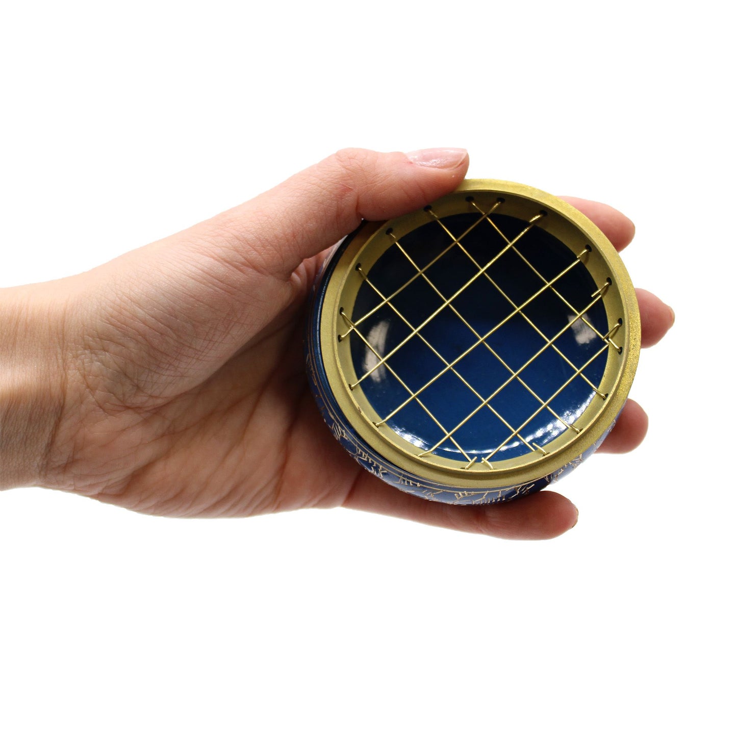 Chakra-Räuchergefäß mit Holzkohle – Drittes Auge