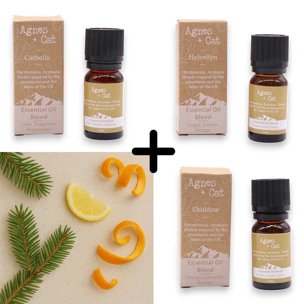 Agnes & Cat - Citrus Uplift Set Of 3 Essential Oil Blends