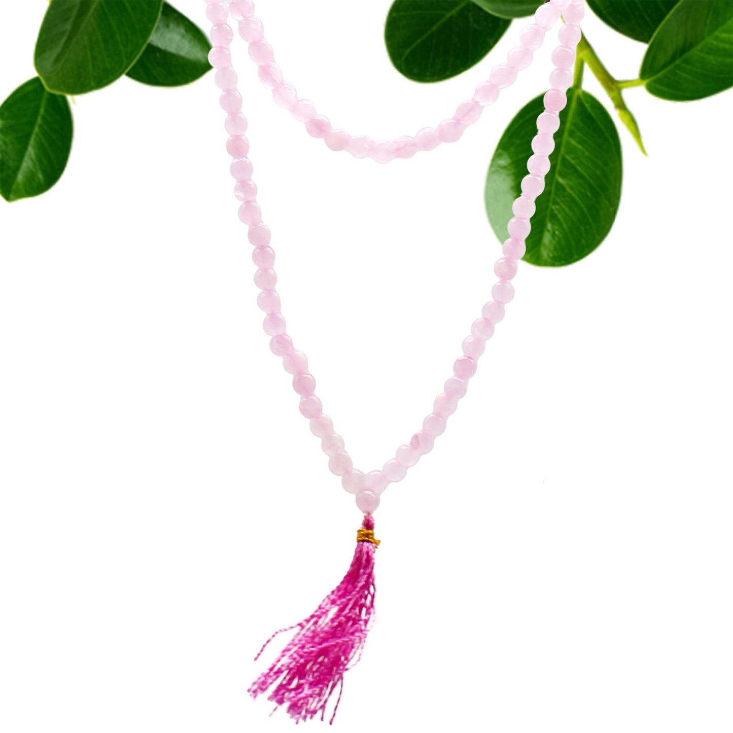 Bead Mala – Rose Quartz | 108 Beads for Love & Inner Healing