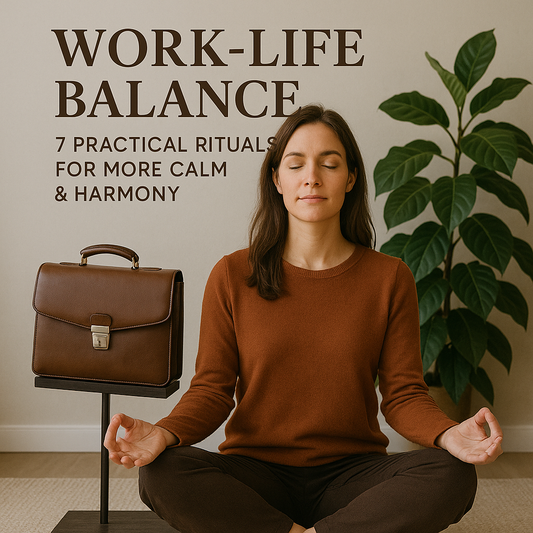 🌿 Work-Life Balance: 7 Practical Rituals for More Calm & Harmony