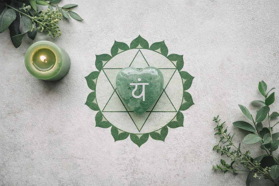 🌿 The Green Chakra (Heart)  — A Ritual of Balance, Connection, and Calm