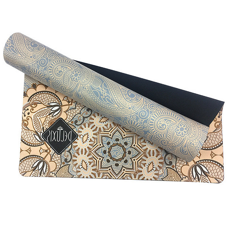 Natural Rubber Yoga Mat – Premium Suede Top | 3.5 mm