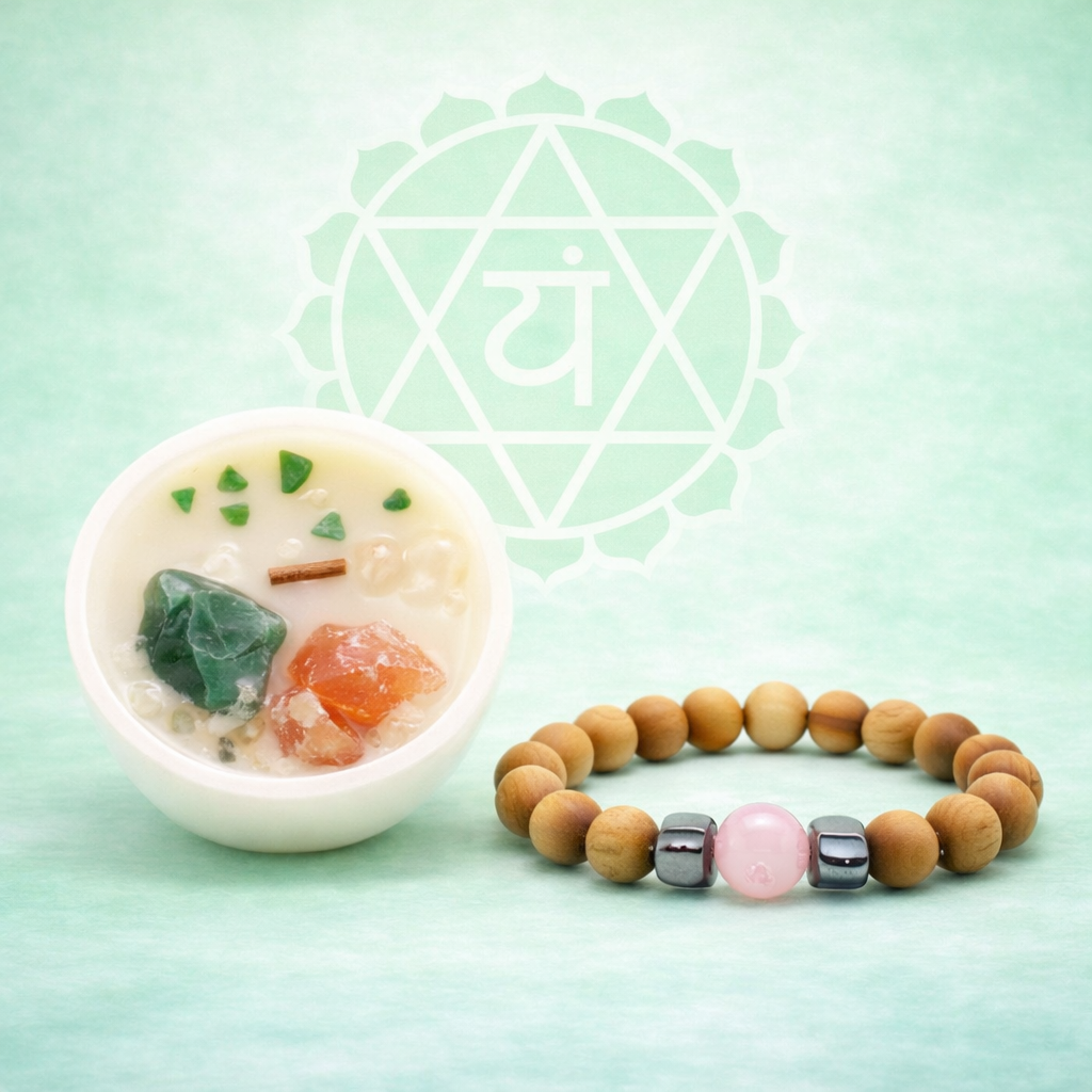 Chakra Herz Mini-Set