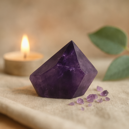 Medium Rich Colour Amethyst Points