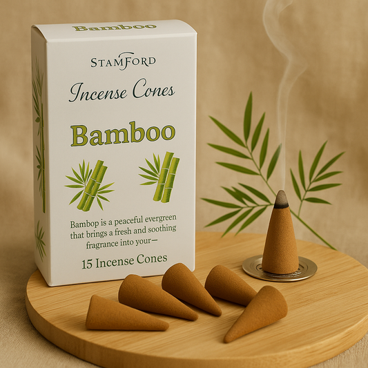 Bamboo Incense Cones — Fresh Green Calm