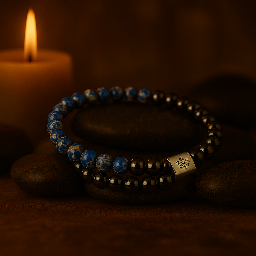 Magnetisches Sodalith-Armband – Naturstein-Design