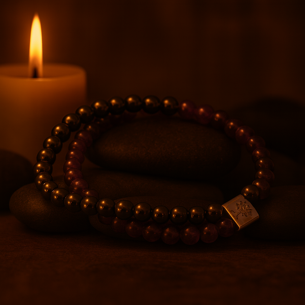 Magnetisches Amethyst-Armband – Naturstein-Design