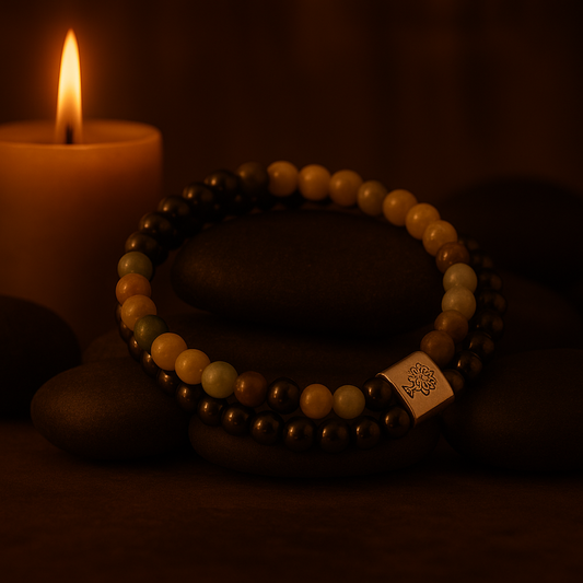 Magnetisches Amazonit-Armband – Naturstein-Design