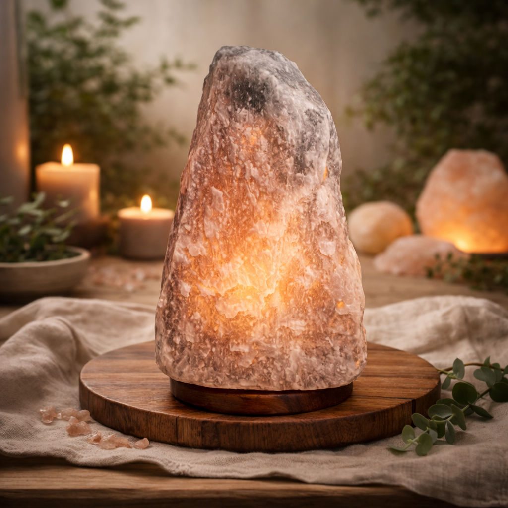 Graue Himalaya-Salzlampe