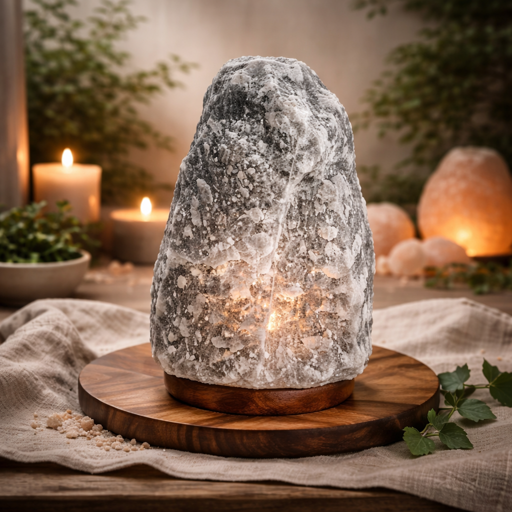 Graue Himalaya-Salzlampe