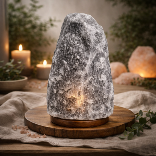 Graue Himalaya-Salzlampe