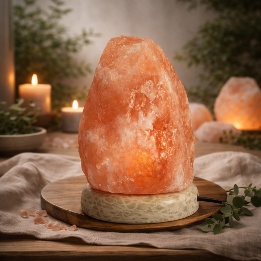 Hochwertige USB-Salzlampe – Weißes Licht