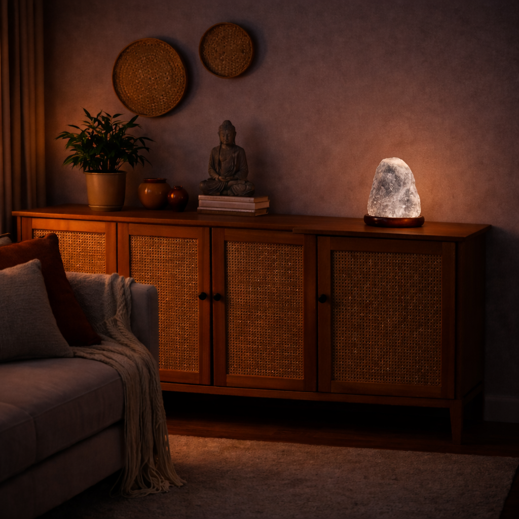 Graue Himalaya-Salzlampe