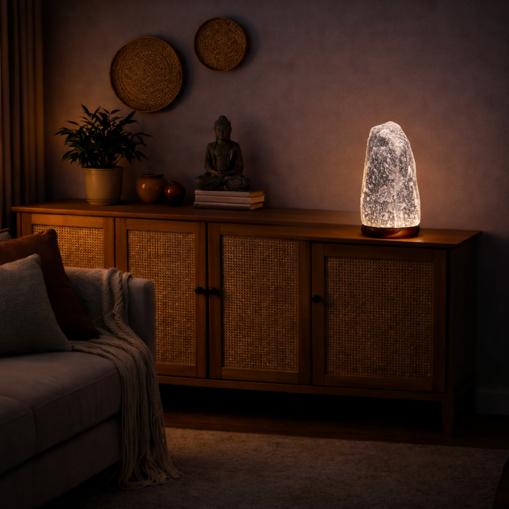 Graue Himalaya-Salzlampe