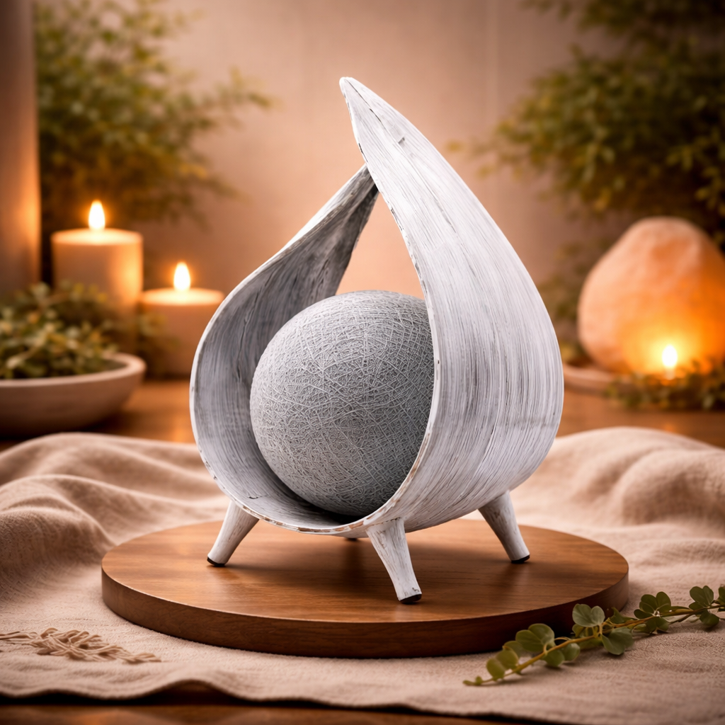 Tischleuchte aus Kokosnussblatt – Natürliches, handgefertigtes Design