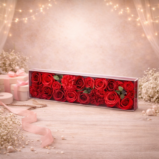 Extra lange – klassische rote Rosen