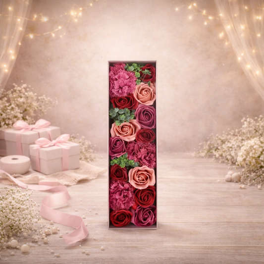 Lange Schachtel – Vintage-Rosen