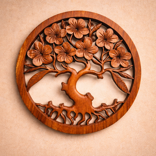 Baum des Lebens Frangipani-Panel