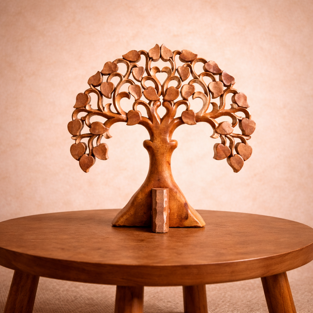 Rundes dekoratives Ohm-Holzpaneel