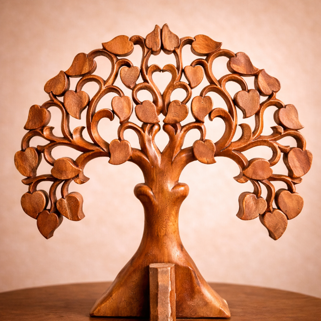 Rundes dekoratives Ohm-Holzpaneel