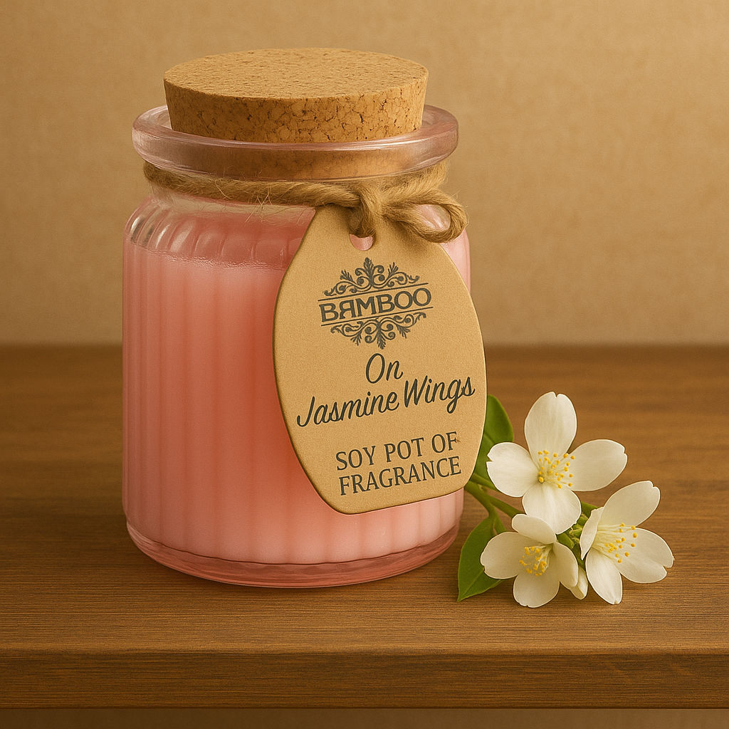 On Jasmine Wings Soy Pot Candle