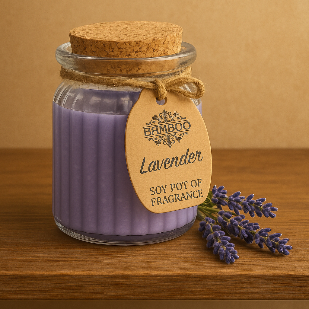 Lavender Soy Pot Candles
