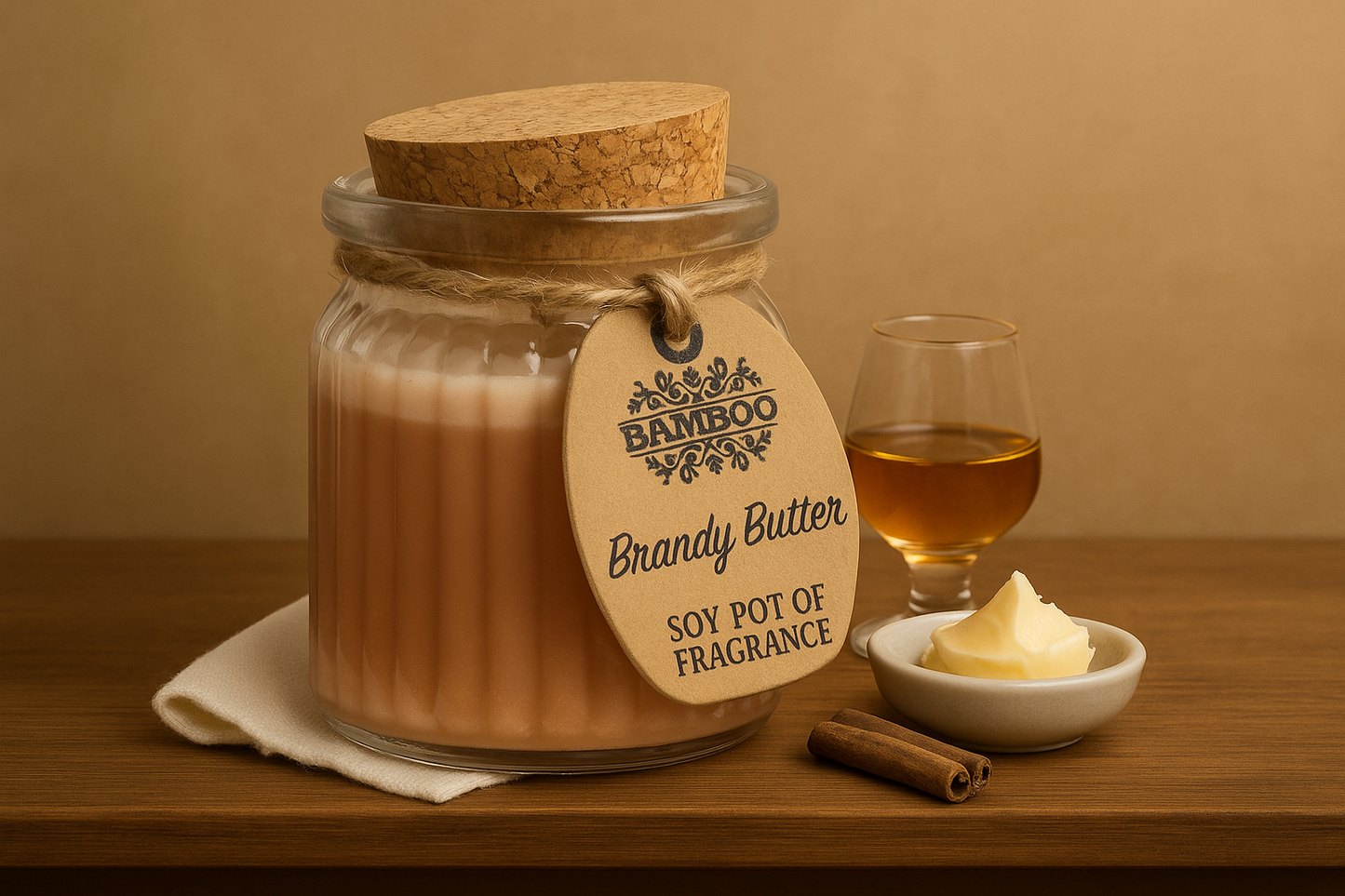 Brandy Butter Soy Pot Candle