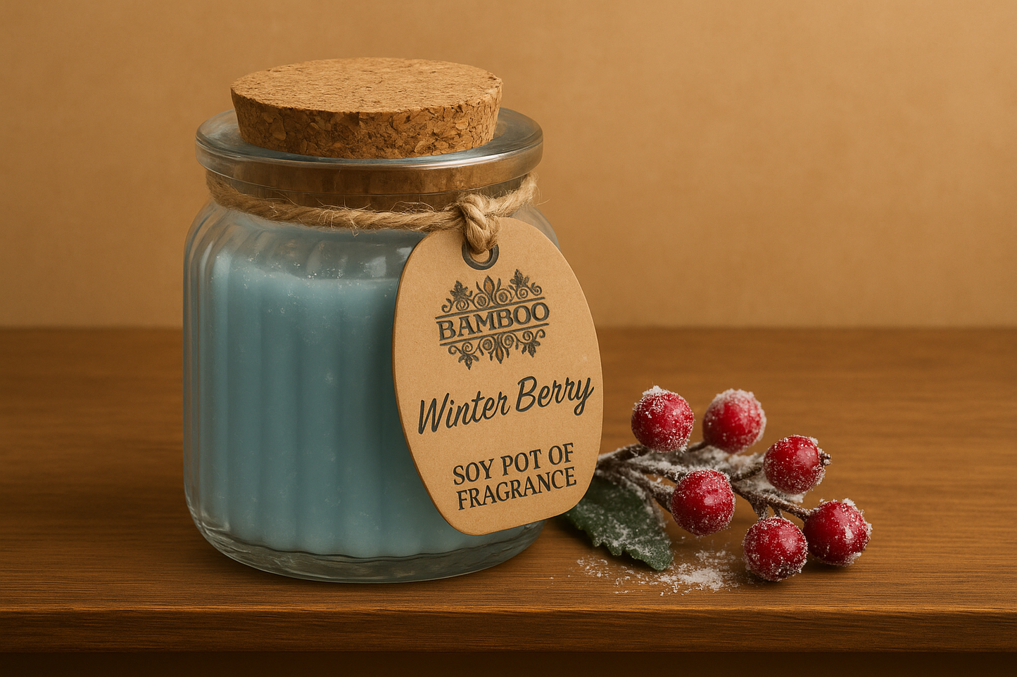 Winter Berry Soy Pot Candles