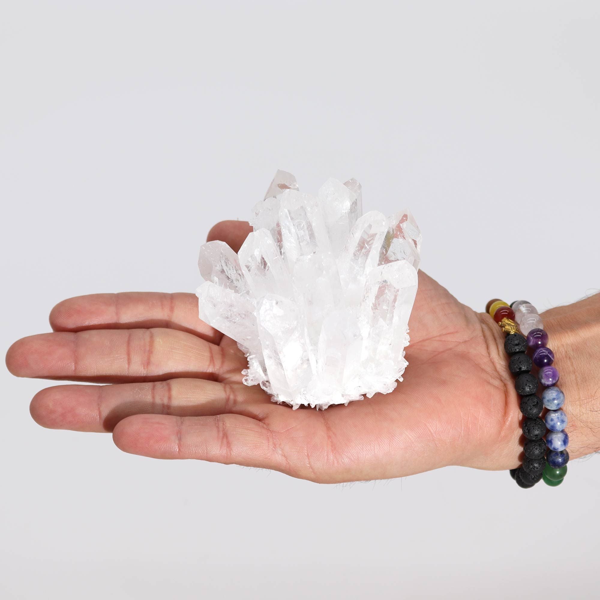 Crafted Natural Quartz Cluster – Clear Quartz