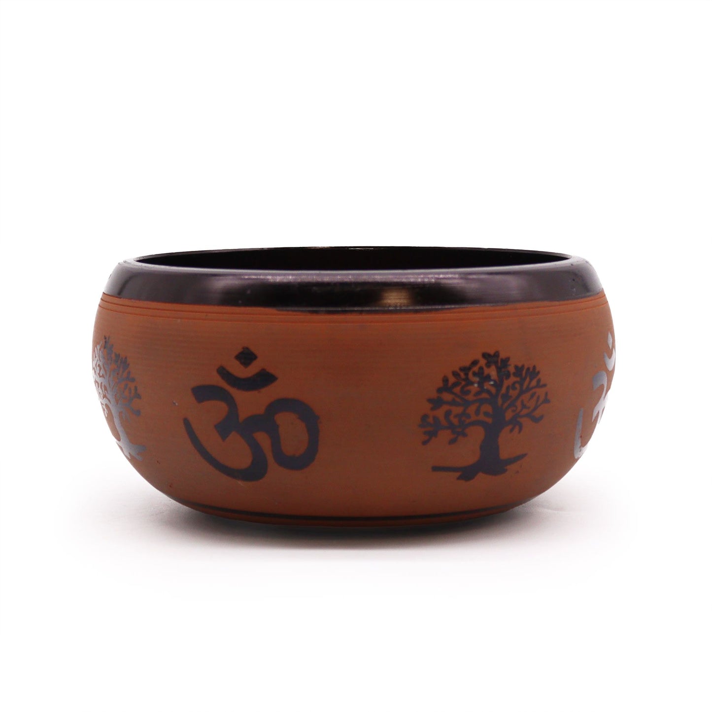 Earth Powder Singing Bowl - Clay Om