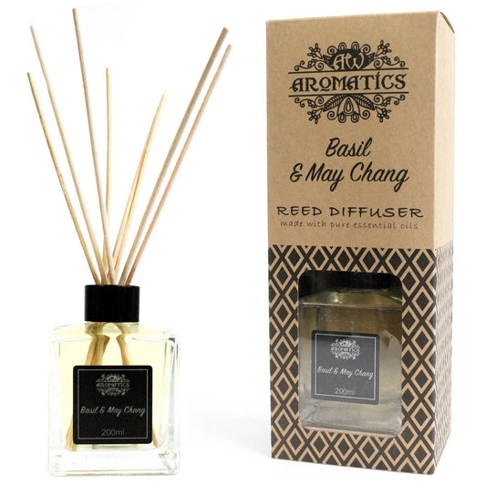 Basil & Maychang Essential Oil Reed Diffuser