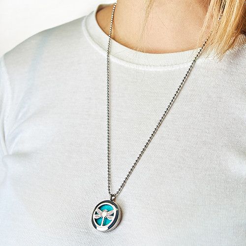Aromatherapy Diffuser Necklace – Turtle Design | 25mm