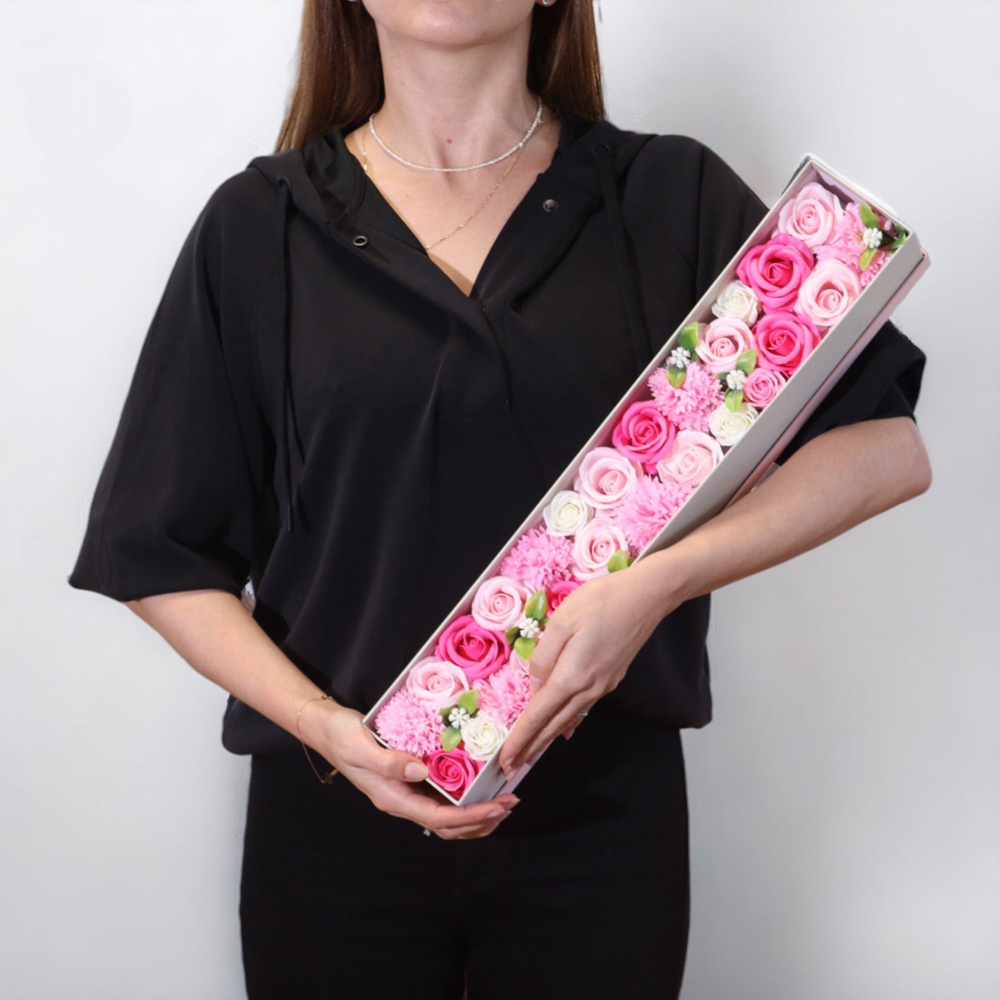 Extra lange Box - Rosa