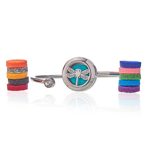 Aromatherapy Bracelet – Dragonfly Design | 20mm