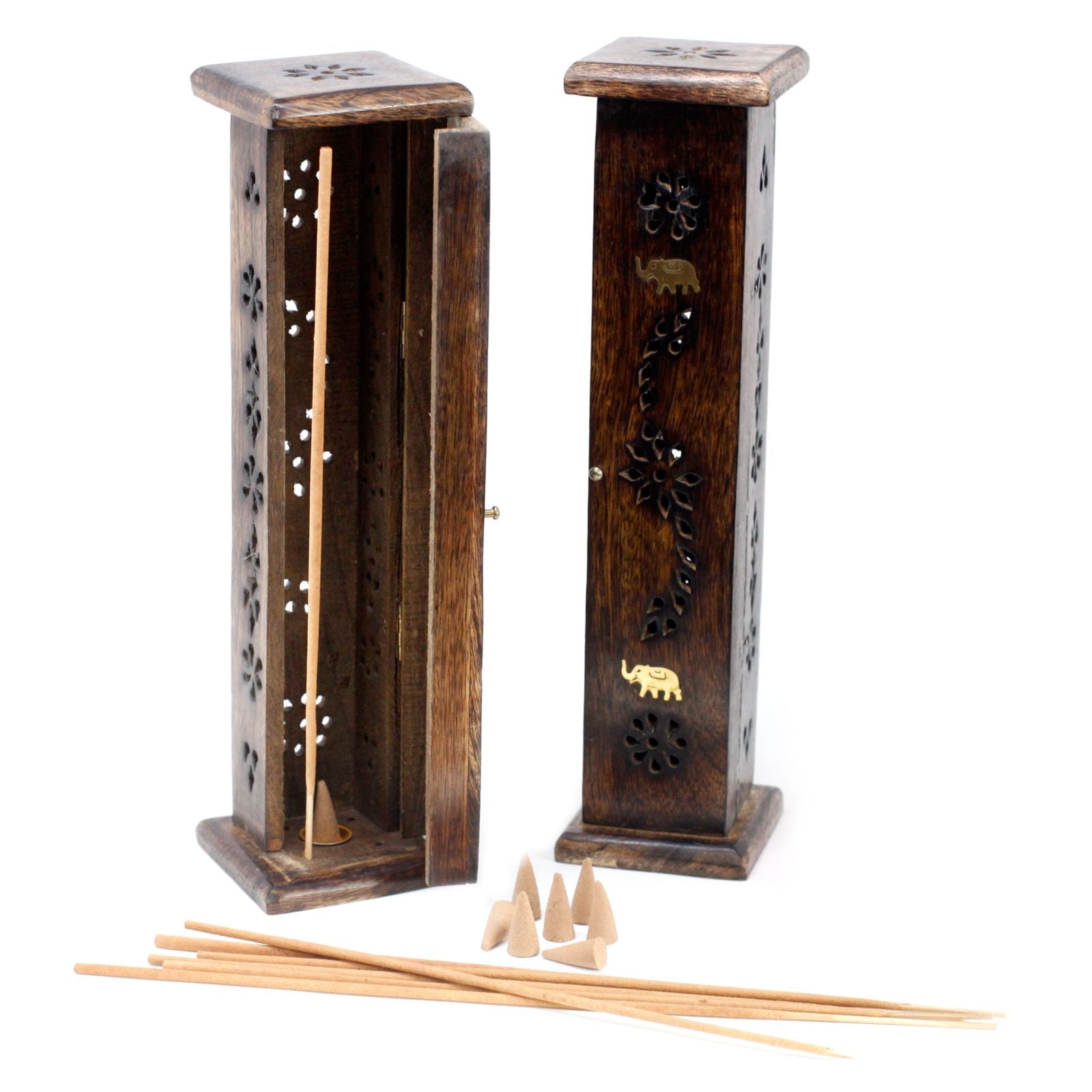 Authentic Wooden Incense Holders – Handmade in India