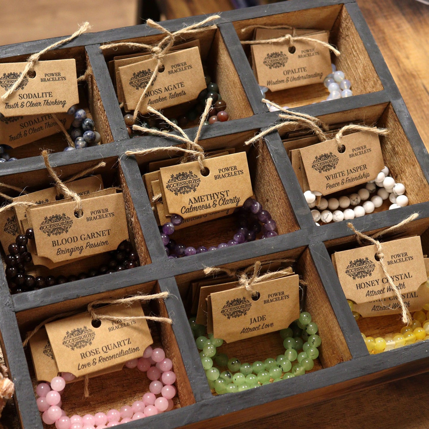 Chakra Stones Power Bracelet – Balance & Energy