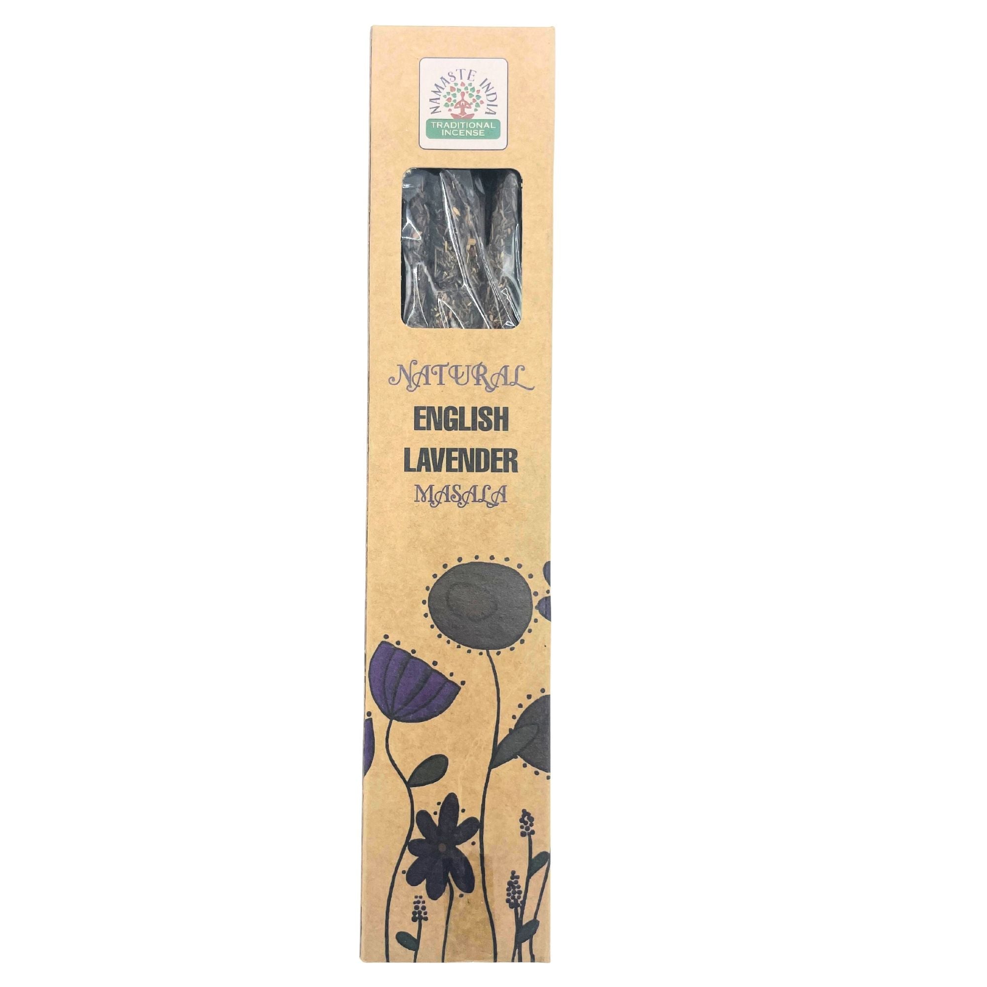 English Lavender Masala Incense Sticks – Handmade in India