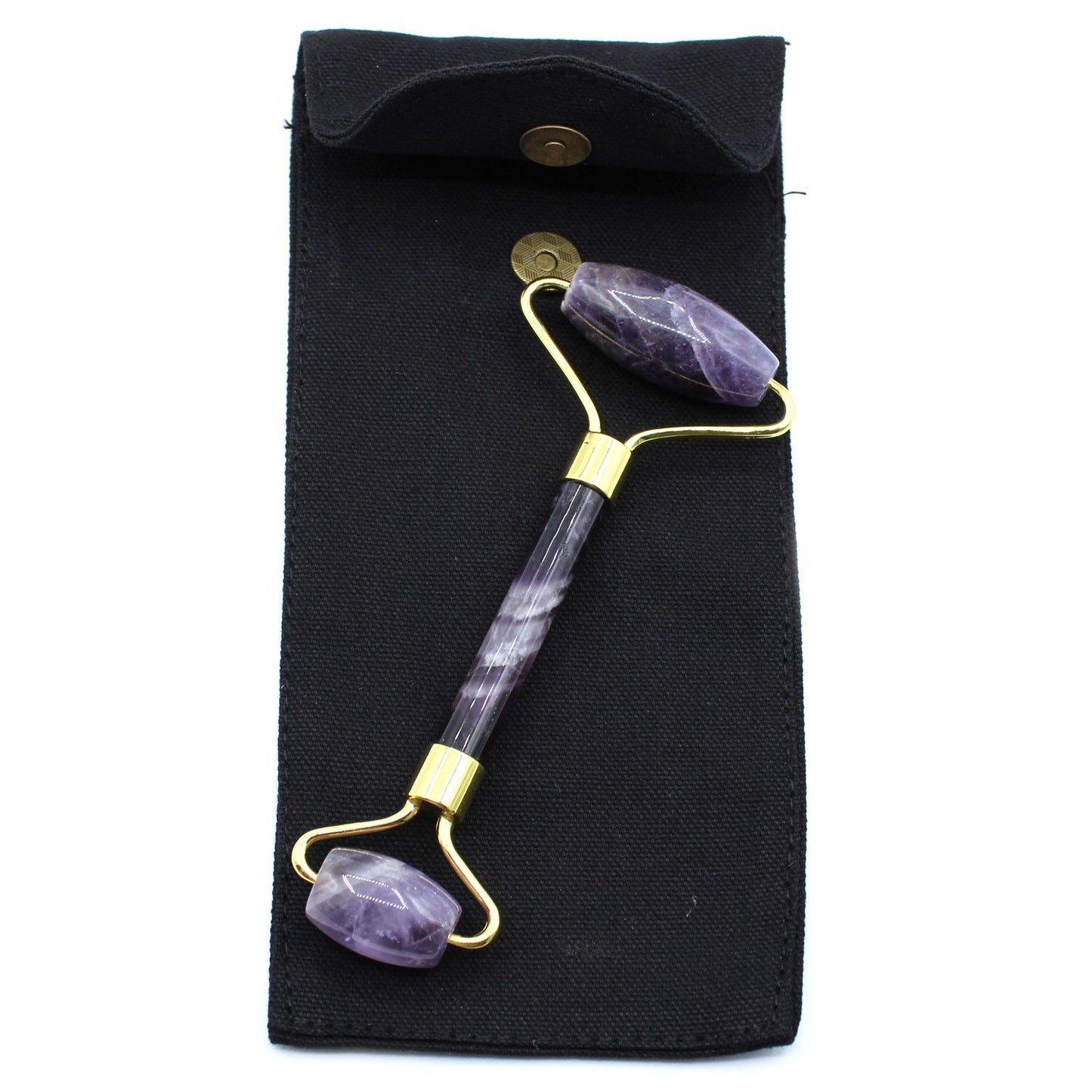 Amethyst Face Roller – Double Stone | Calming & Revitalizing