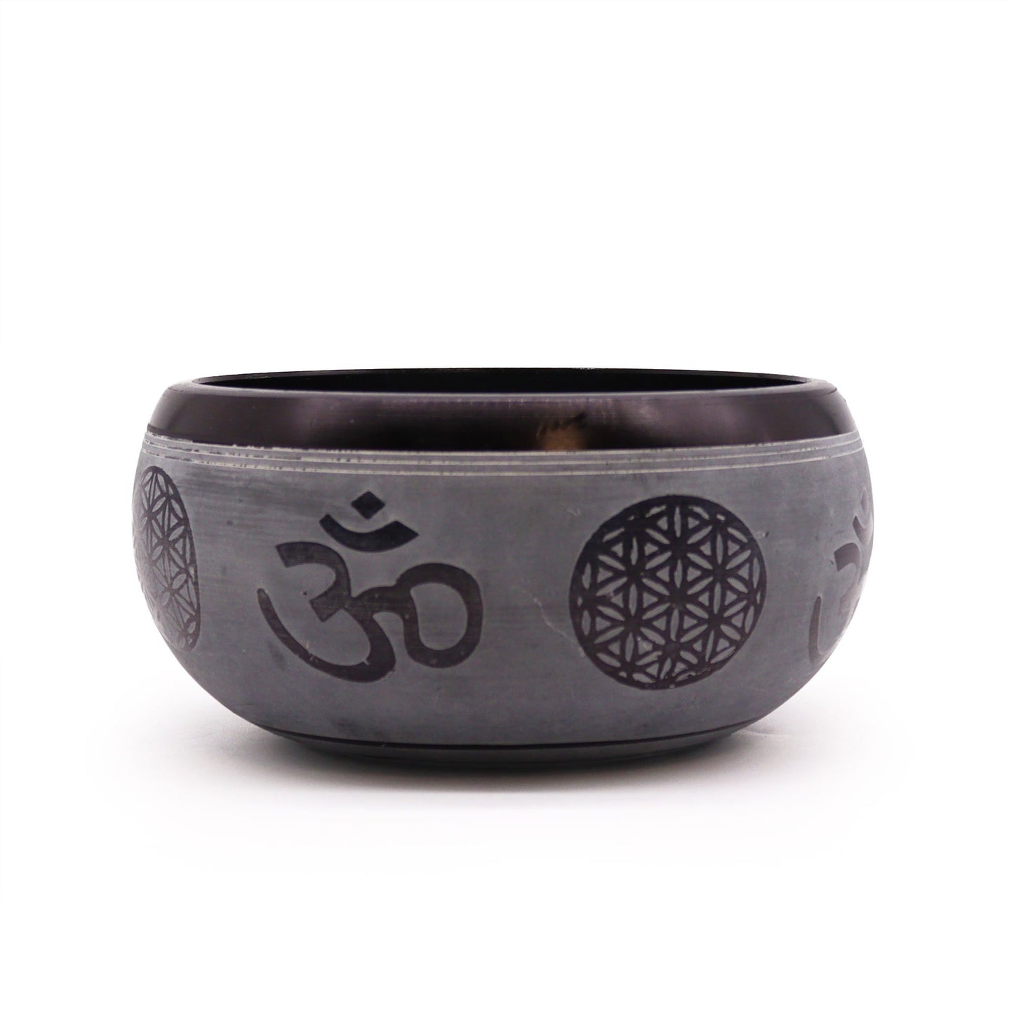 Earth Powder Singing Bowl - Om