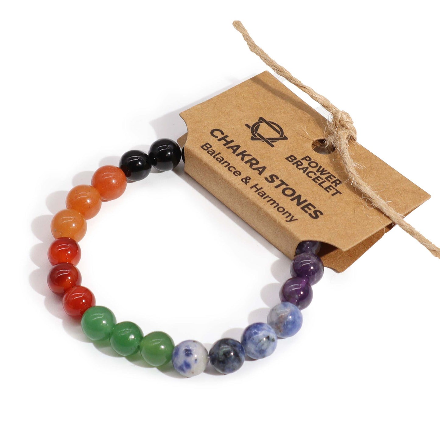 Chakra Stones Power Bracelet – Balance & Energy