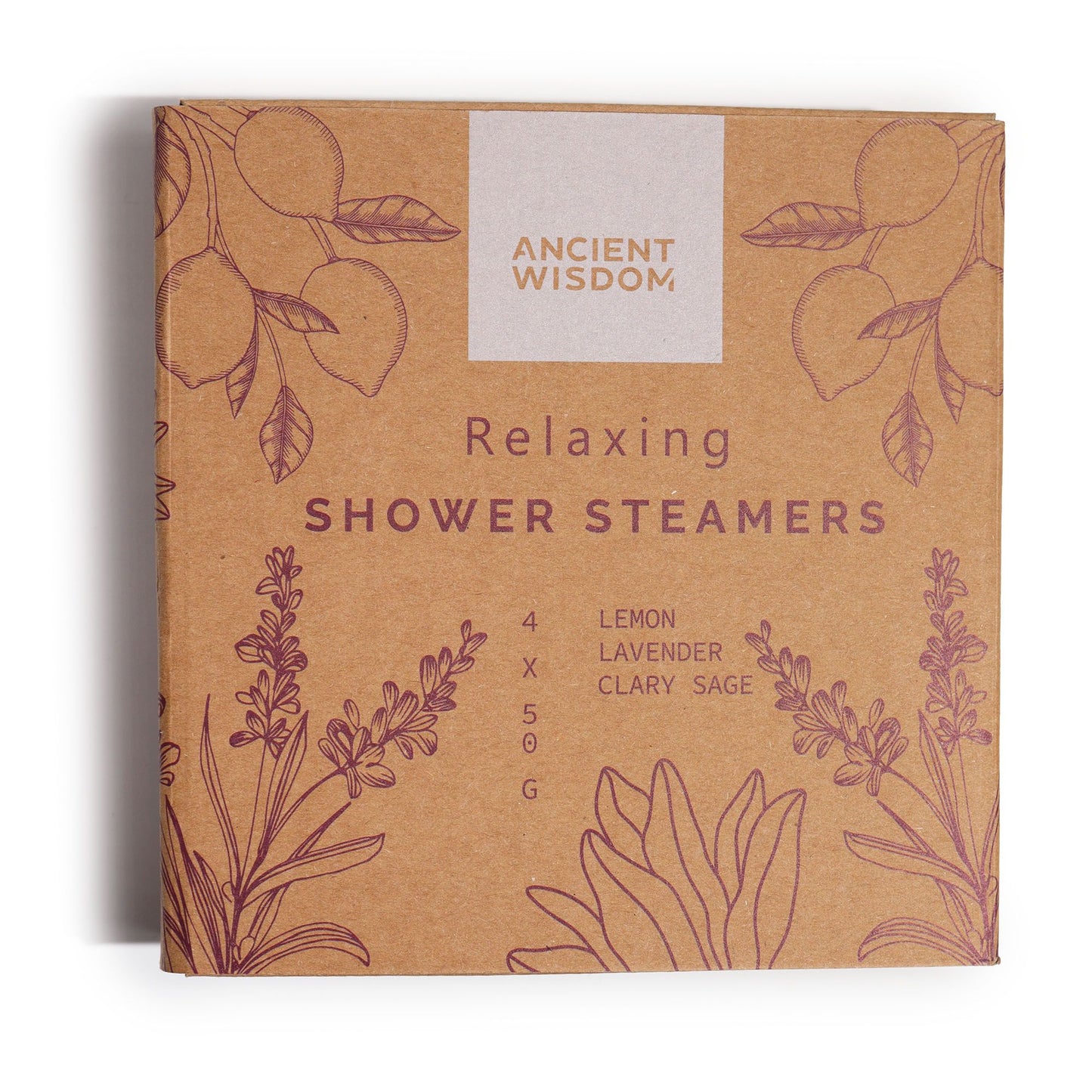 Zen Shower Steamers – Therapy Wellness Quartet | Relaxing (Purple)