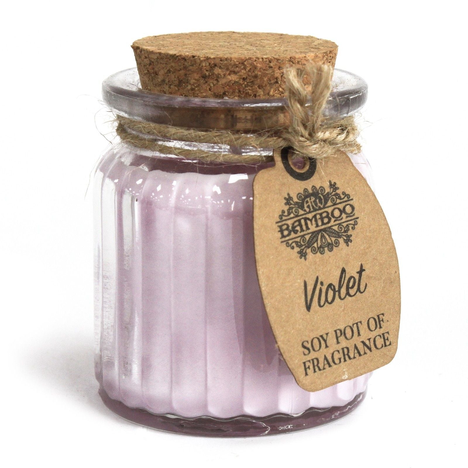 Violet Soy Pot Candles