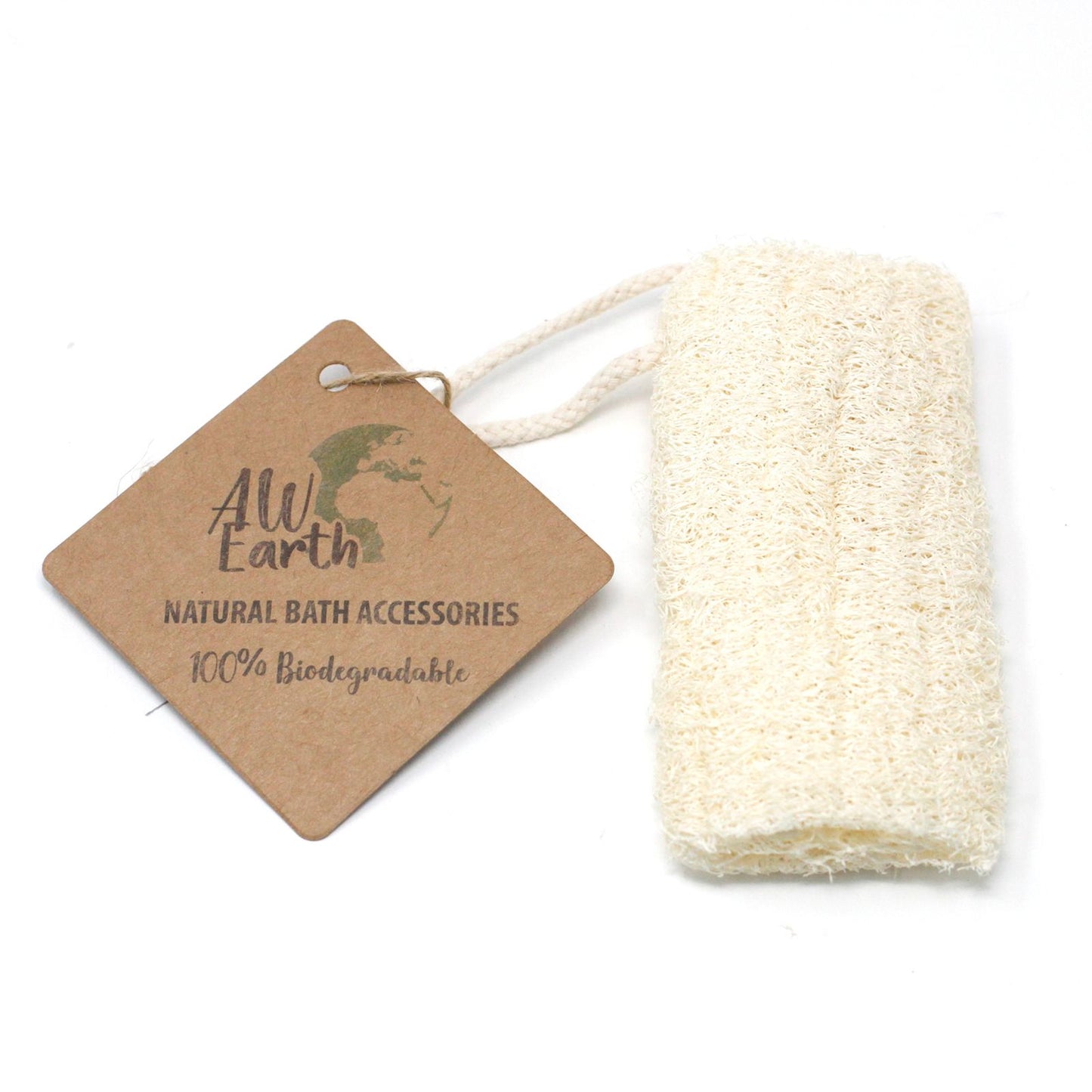 Natural Loofah Scrub on Rope