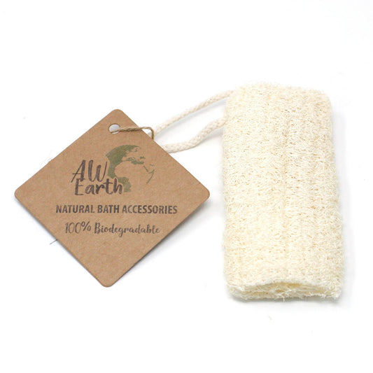 Natural Loofah Scrub on Rope