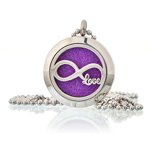 Aromatherapy Diffuser Necklace – Infinity Love Design | 25mm