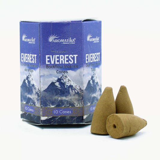 Masala Backflow Incense Cones – Everest (Aromatika) | 10 Cones