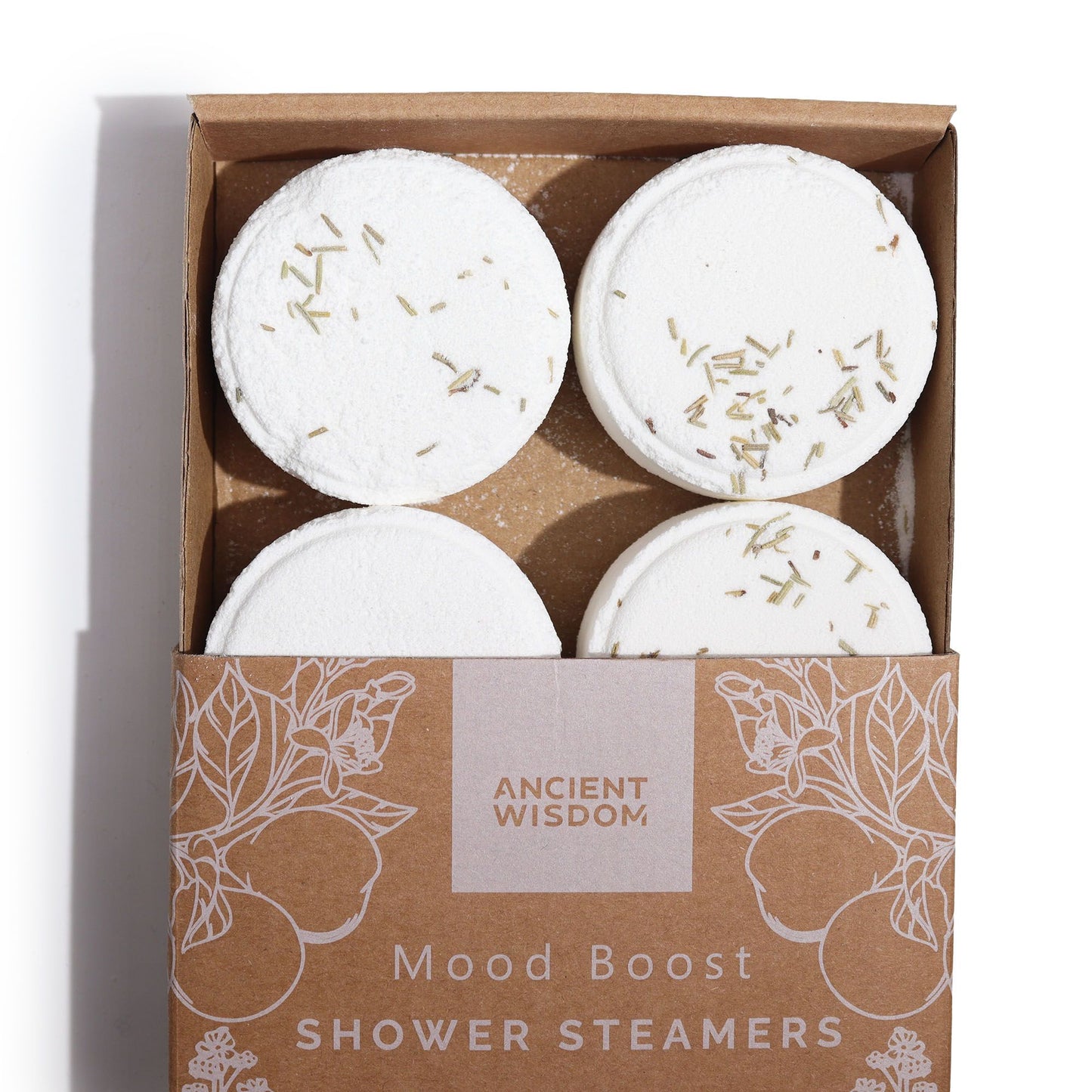 Shower Steamers – Citrus & Herbal Aromatherapy | 4-Pack