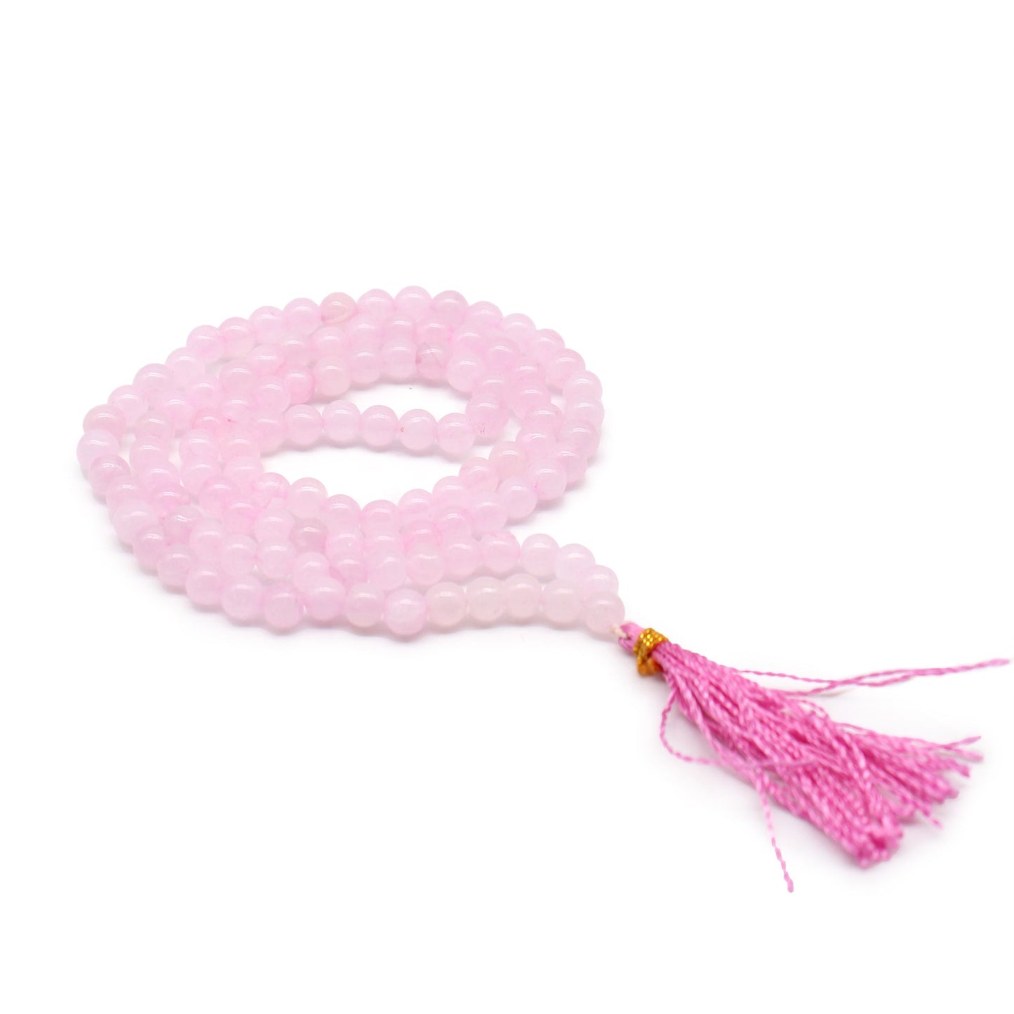 Bead Mala – Rose Quartz | 108 Beads for Love & Inner Healing